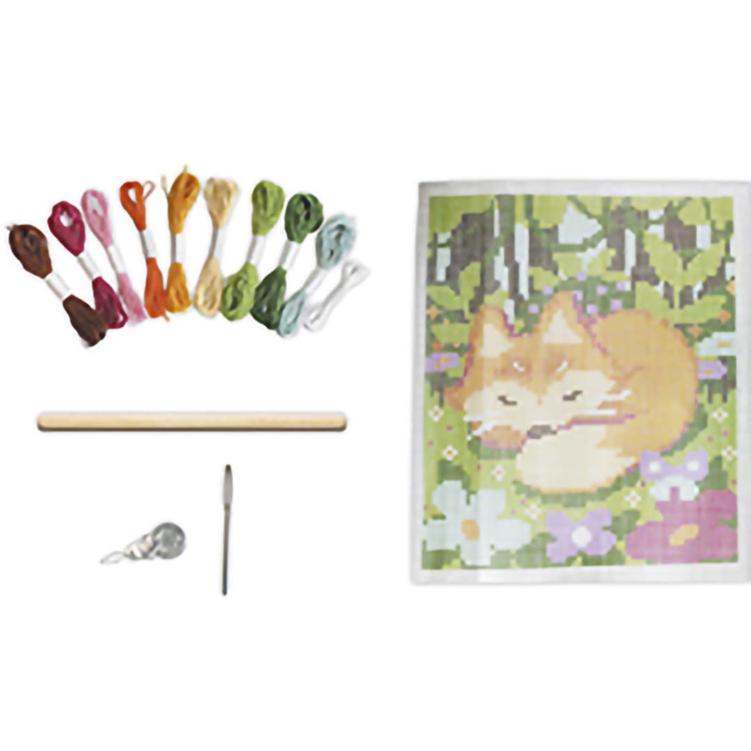 janod knutselset atelier deco - vos borduren | 11.9032 | 2