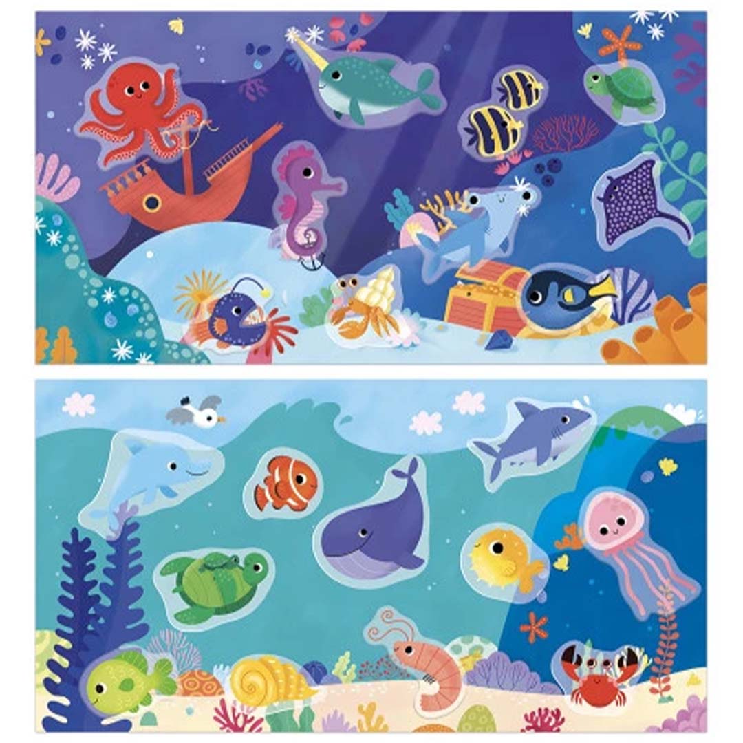 janod knutselset herbruikbare stickers - zeedieren | 11.9046 | 3