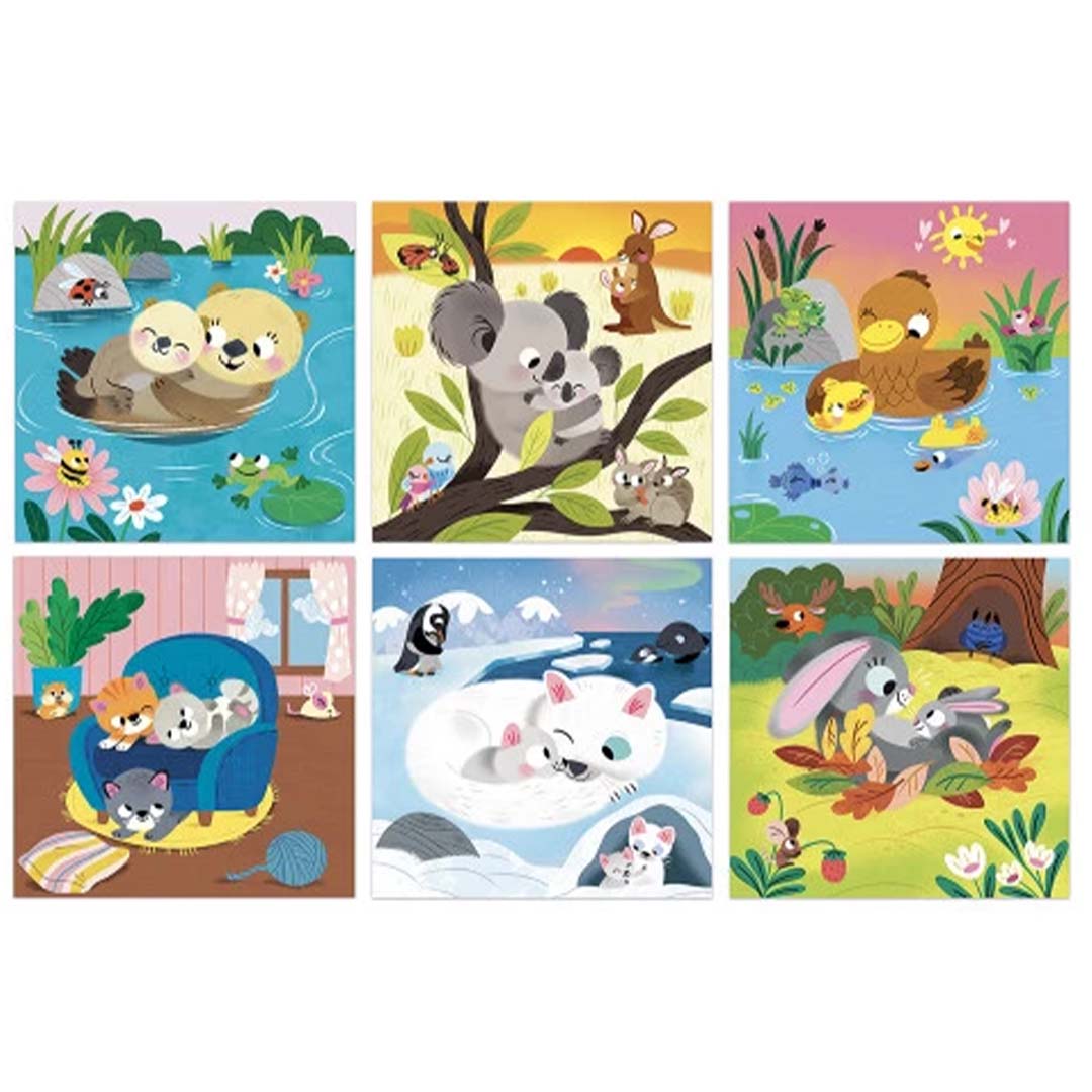 janod magische kleurplaten - knuffeldieren | 11.9049 | 2