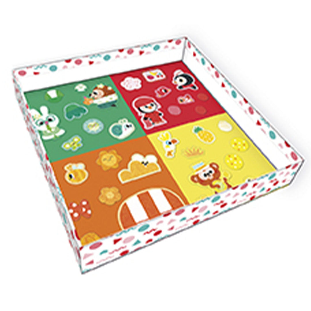 janod magische kleurplaten en viltfiguren | 11.9212 | 1