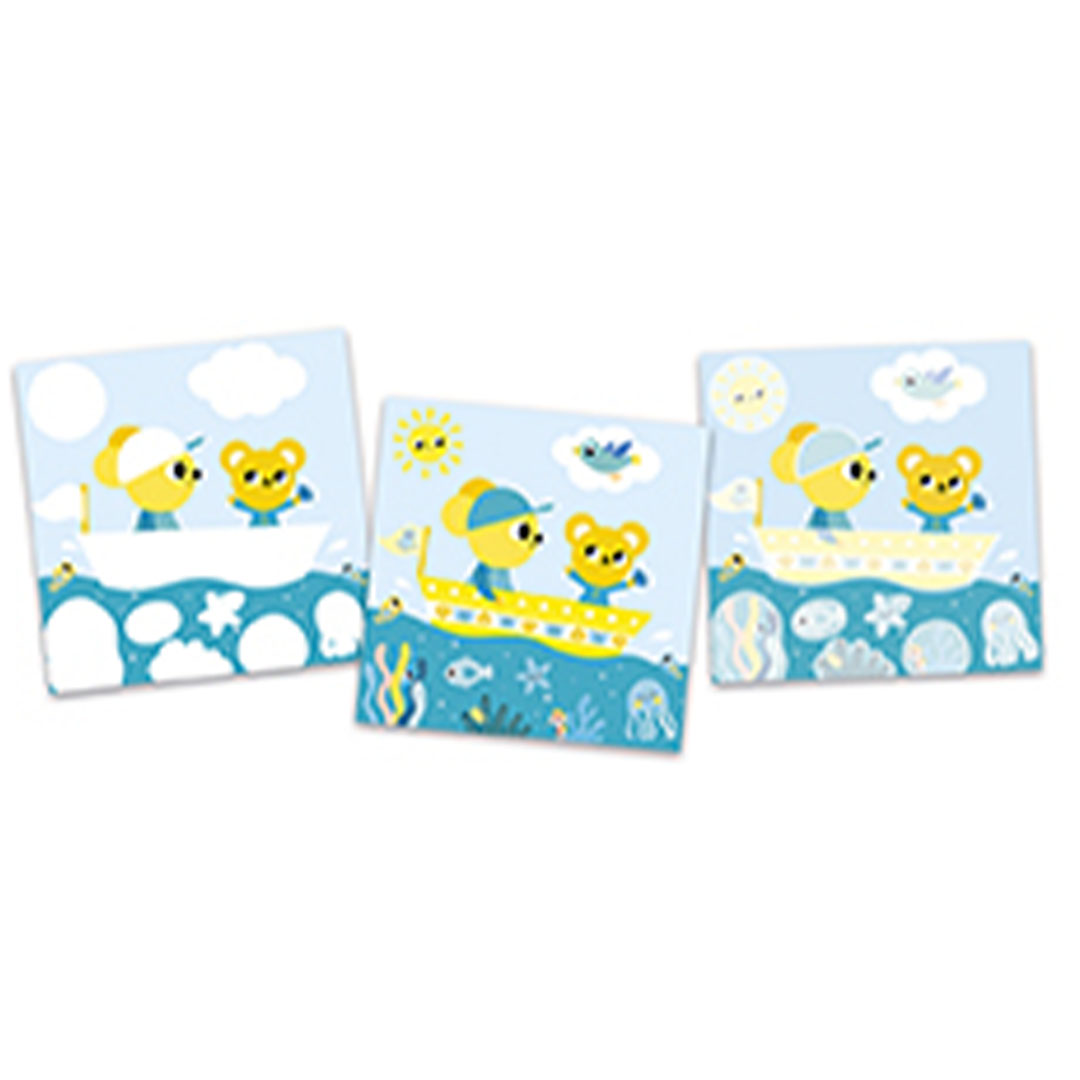 janod magische kleurplaten en viltfiguren | 11.9212 | 2