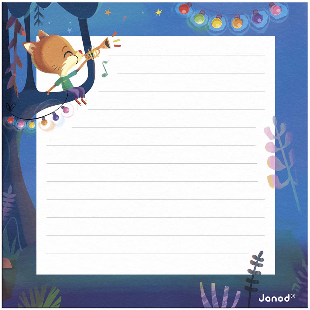 janod puzzelkaart - verjaardagskaart bos | 11.2396 | 3