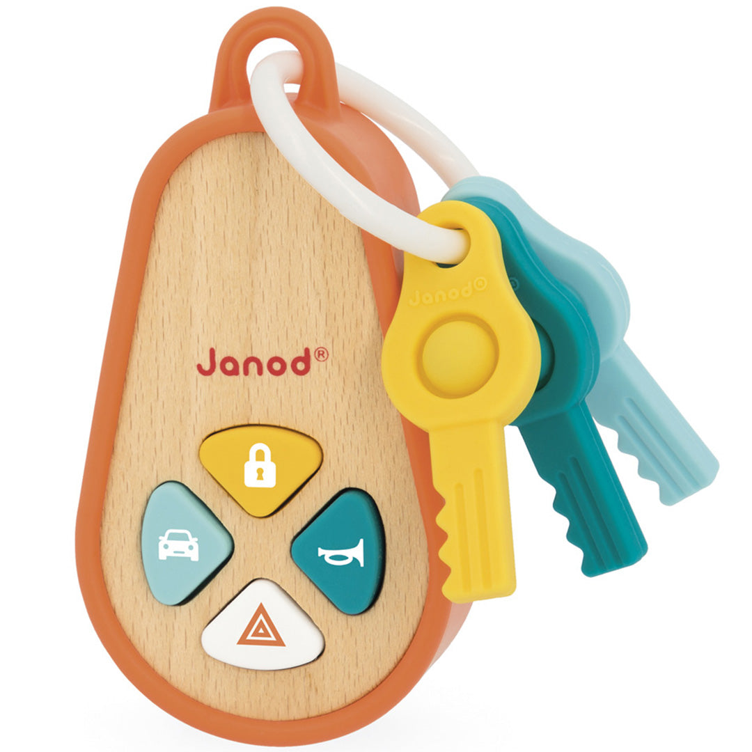 janod activiteitenspeeltje sleutelhanger met geluid | JANO5320 | 