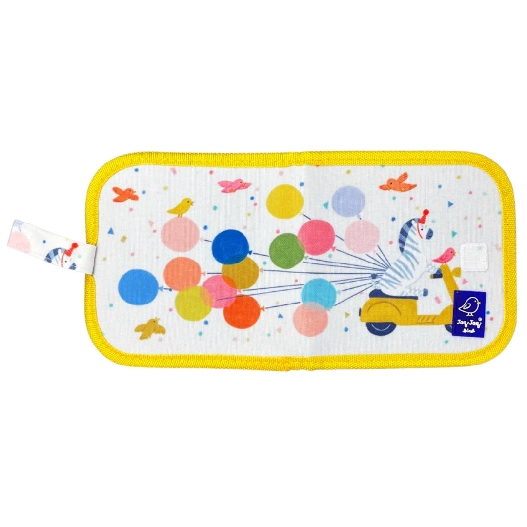jaq jaq bird uitwisbaar krijtboek mini met markers - zebra  | 2688079 | 1