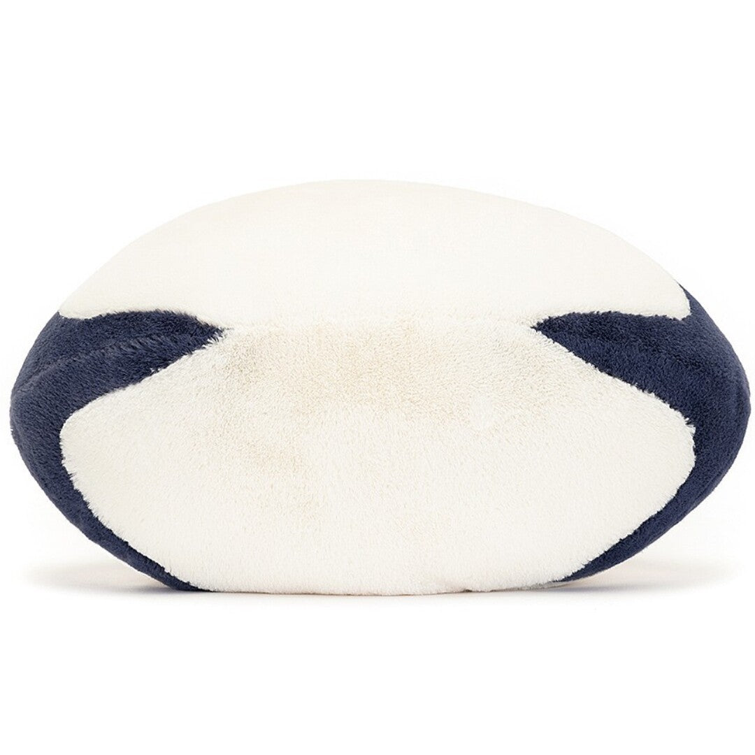 jellycat amuseables knuffel rugbybal - 29 cm | AS2R | 3