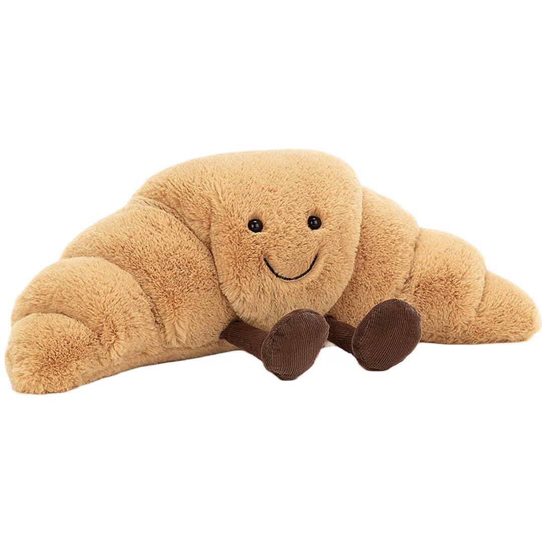 jellycat amuseables knuffelcroissant - 20 cm | A6CNN | 0