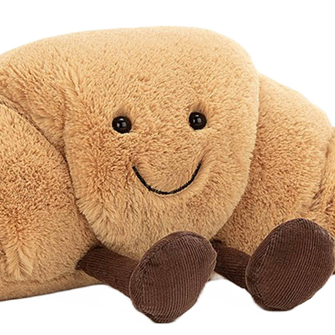 jellycat amuseables knuffelcroissant - 20 cm | A6CNN | 1