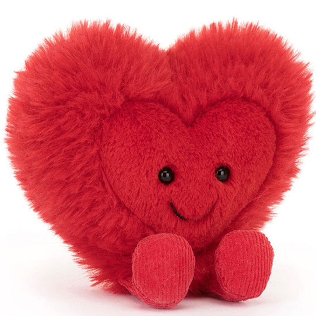 jellycat amuseables knuffelhart beatie - 12 cm | A6REDFH | 0