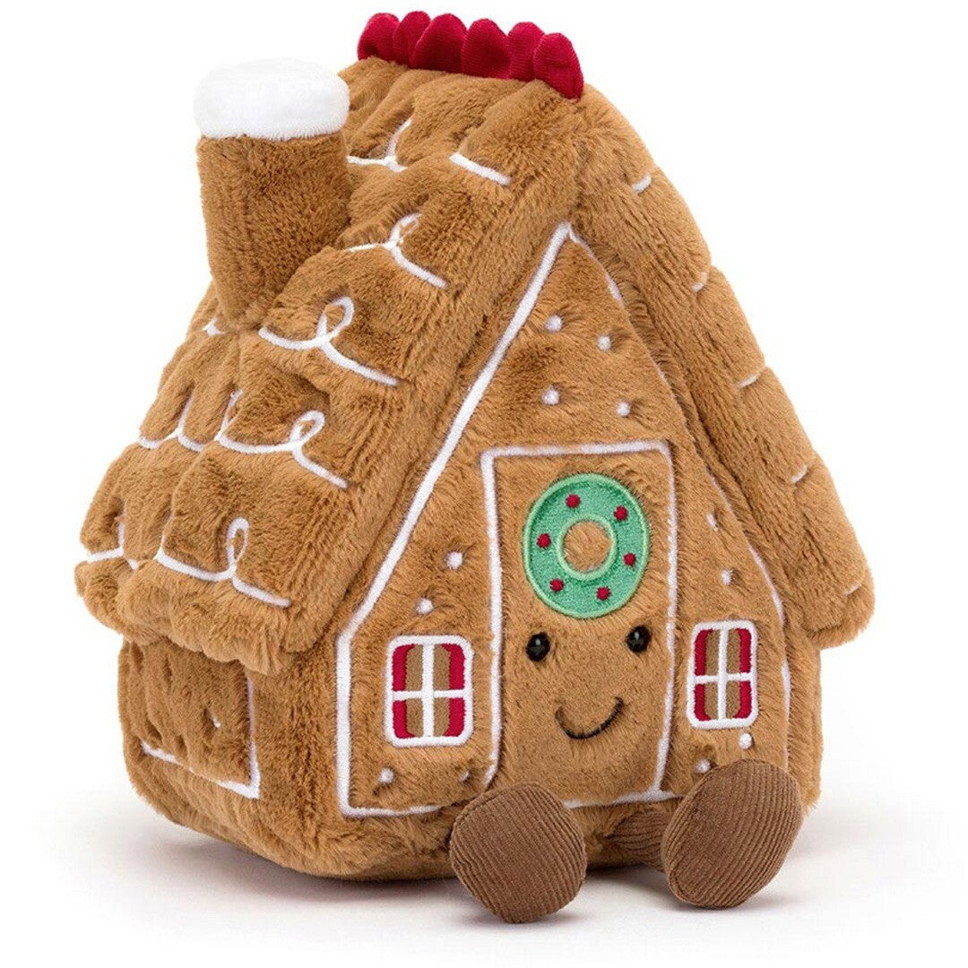 jellycat amuseables knuffelkoekhuisje - 18 cm  | A2GHO | 0