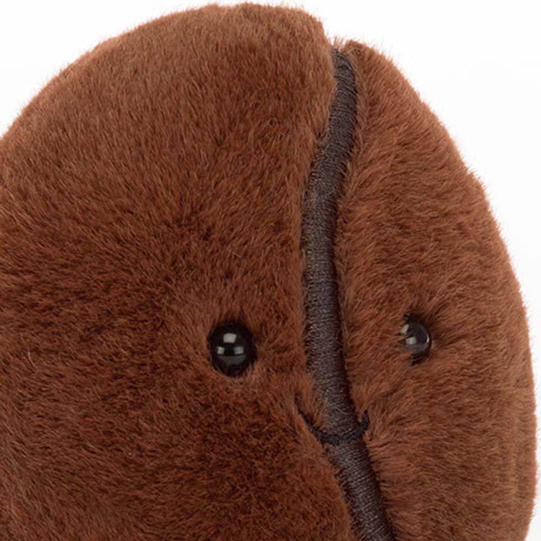 jellycat amuseables knuffelkoffieboon - 13 cm   | A6CB | 3