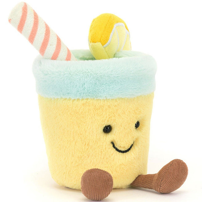 jellycat amuseables knuffellimonade - 12 cm | A2LMD | 0