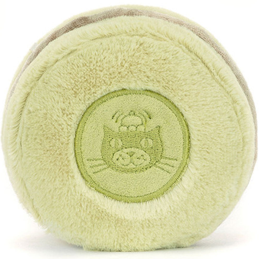 jellycat amuseables knuffelmacaron pistache - 12 cm | A6MACP | 2