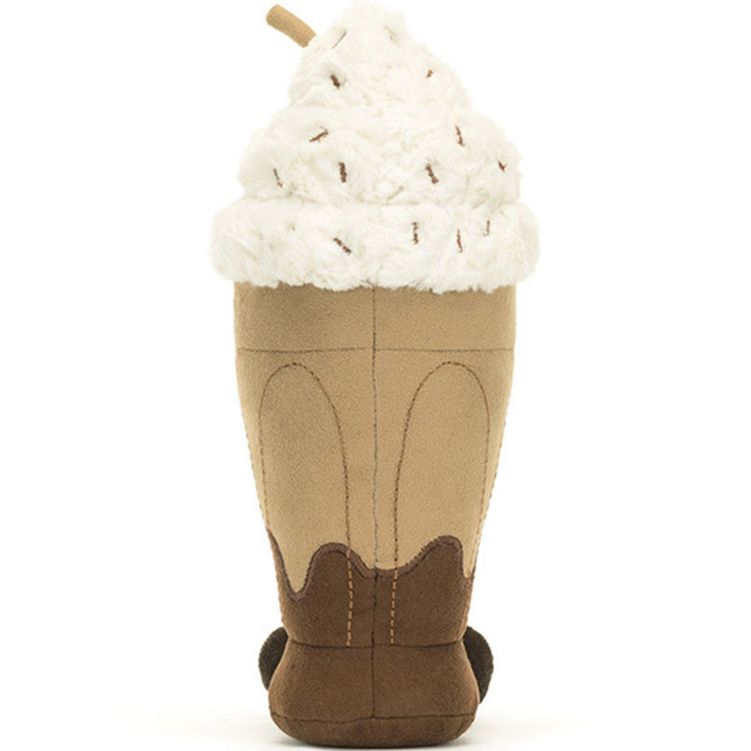 jellycat amuseables knuffelmilkshake chocolade - 27 cm | A2MS | 2