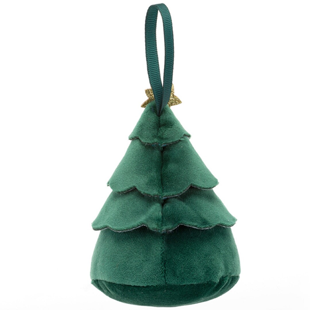 jellycat festive folly kersthanger kerstboom  - 11 cm | FFH6CT NIET AANZETTEN, BH ONTVANGEN | 3