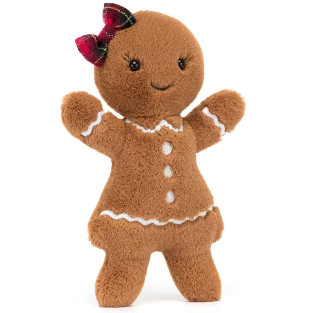 jellycat joly knuffelpeperkoek ruby - 20 cm | JGB3R | 0