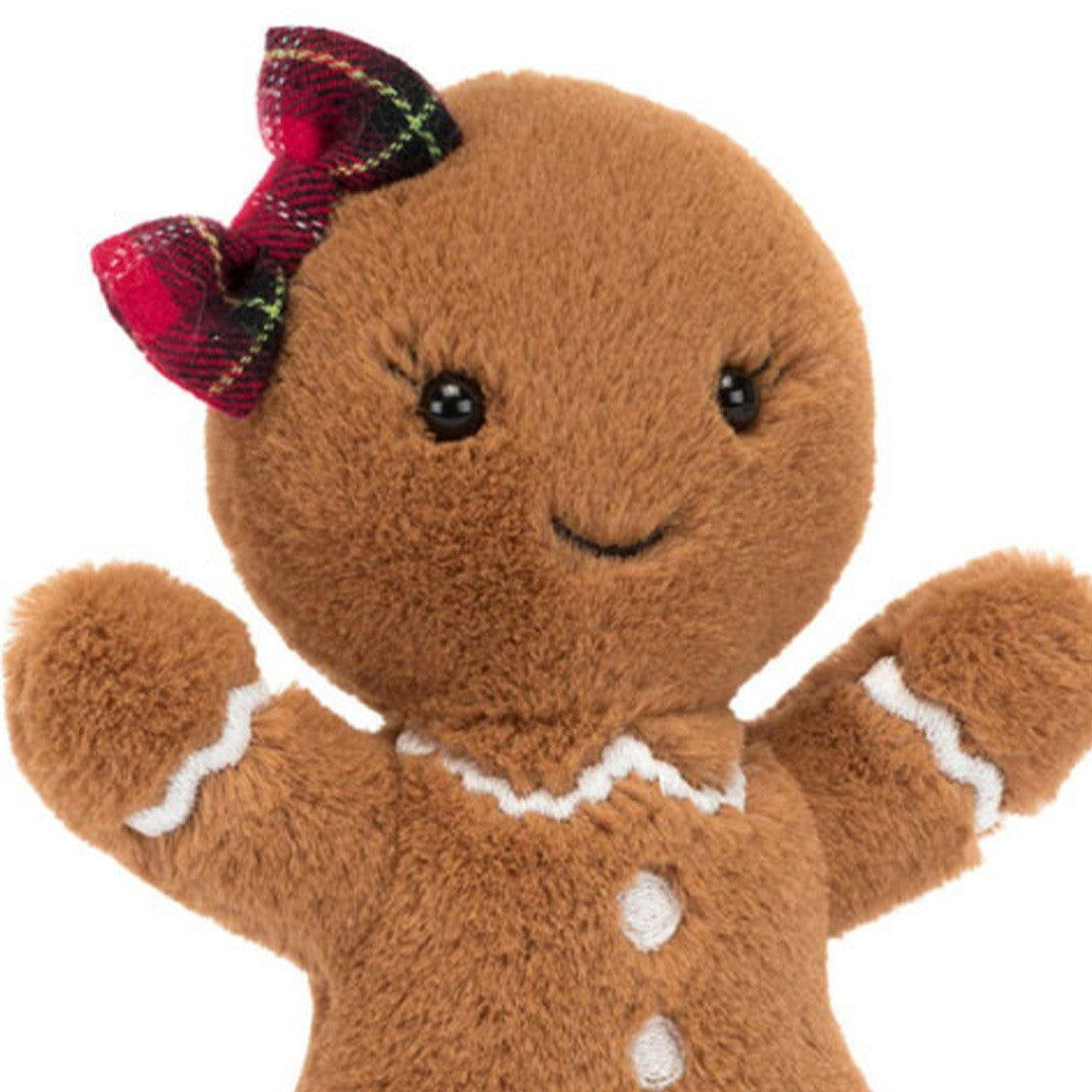jellycat joly knuffelpeperkoek ruby - 20 cm | JGB3R | 1