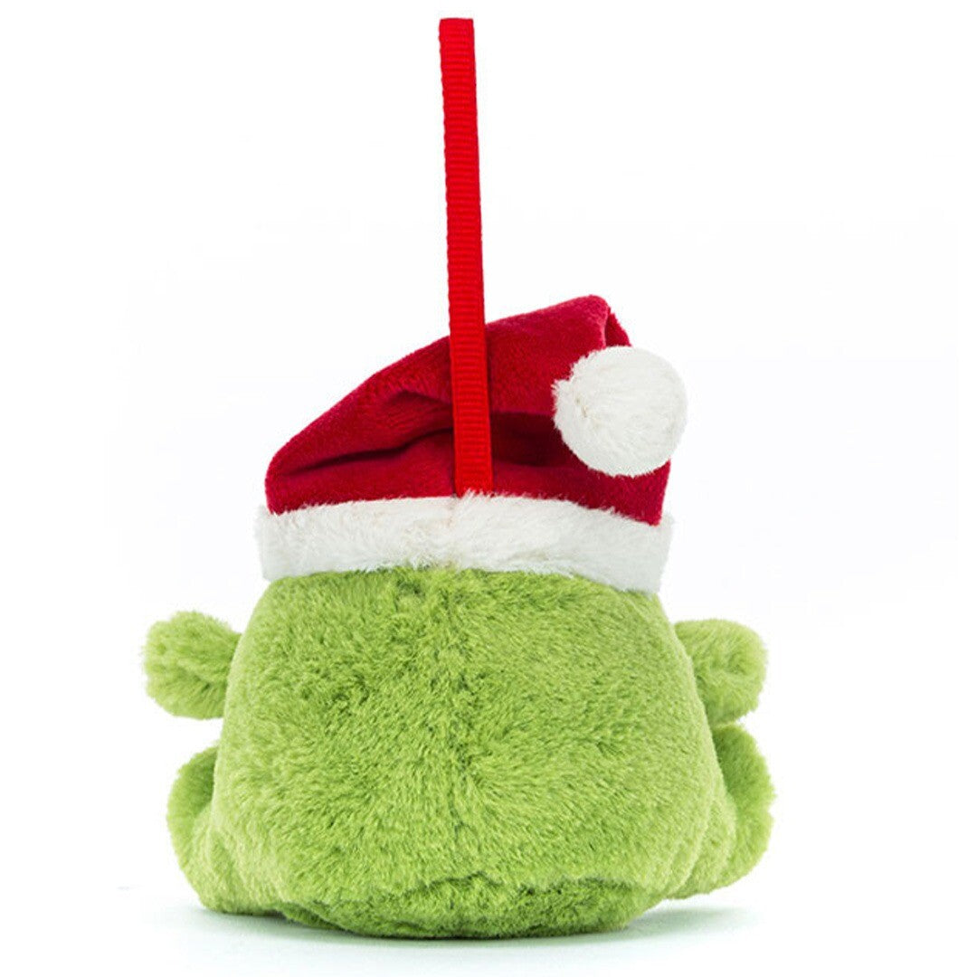 jellycat kersthanger ricky rain frog - 8 cm | RR6FD | 2