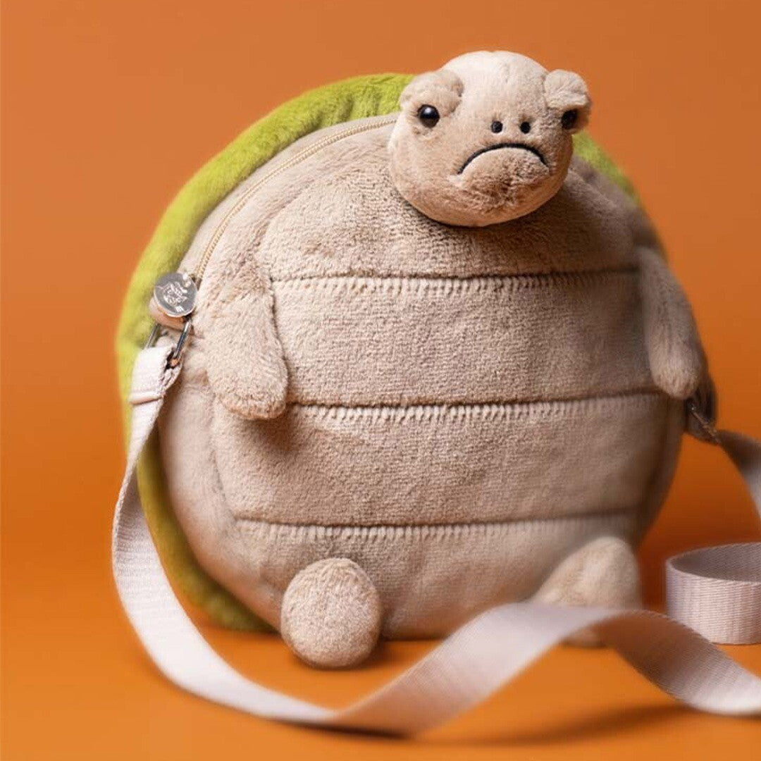 jellycat kindertas schildpad timmy - 23 cm | TIM4BT | 2