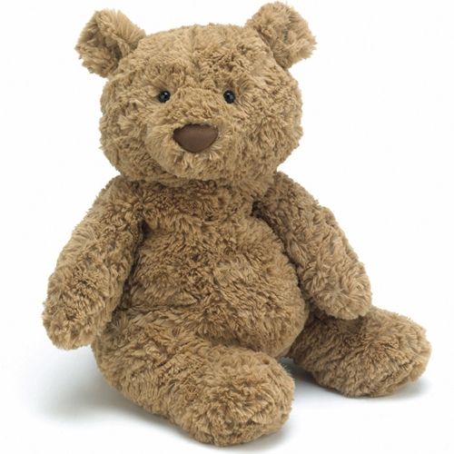 jellycat knuffelbeer bartholomew - m - 28 cm   | BARM3BR | 0