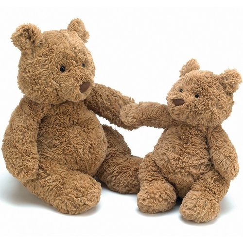 jellycat knuffelbeer bartholomew - m - 28 cm   | BARM3BR | 1