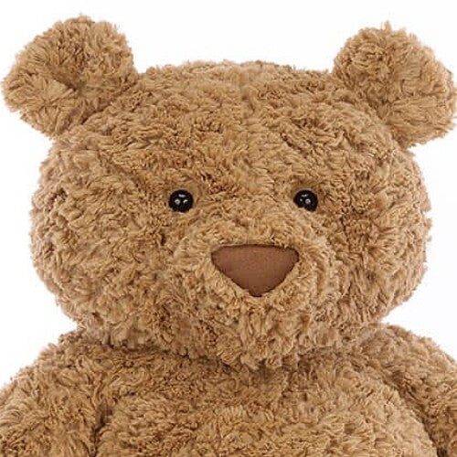 jellycat knuffelbeer bartholomew - xxl - 56 cm  | BARRB1BR | 1