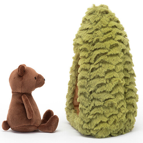 jellycat knuffelbeer en boom - forest fauna bear - 19 cm | FORF2B | 3