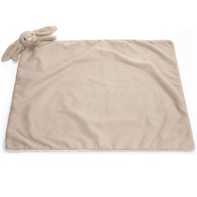 BLNK4B | jellycat knuffeldekentje bashful konijn - beige - 70x56 cm | 2