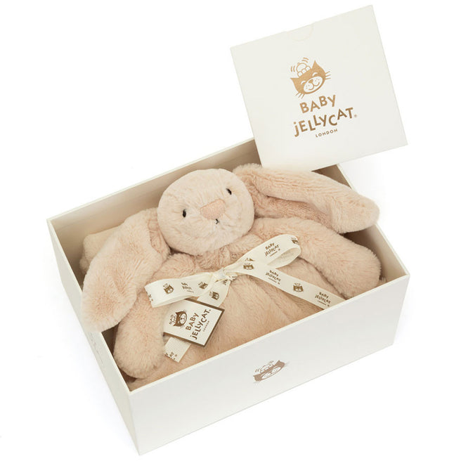 BLNK4WIL | jellycat knuffeldekentje bashful konijn luxe - willow - 70x56 cm | 1