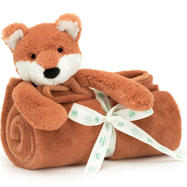 BLNK2FXC | jellycat knuffeldekentje bashful vos - 70x56 cm | 1