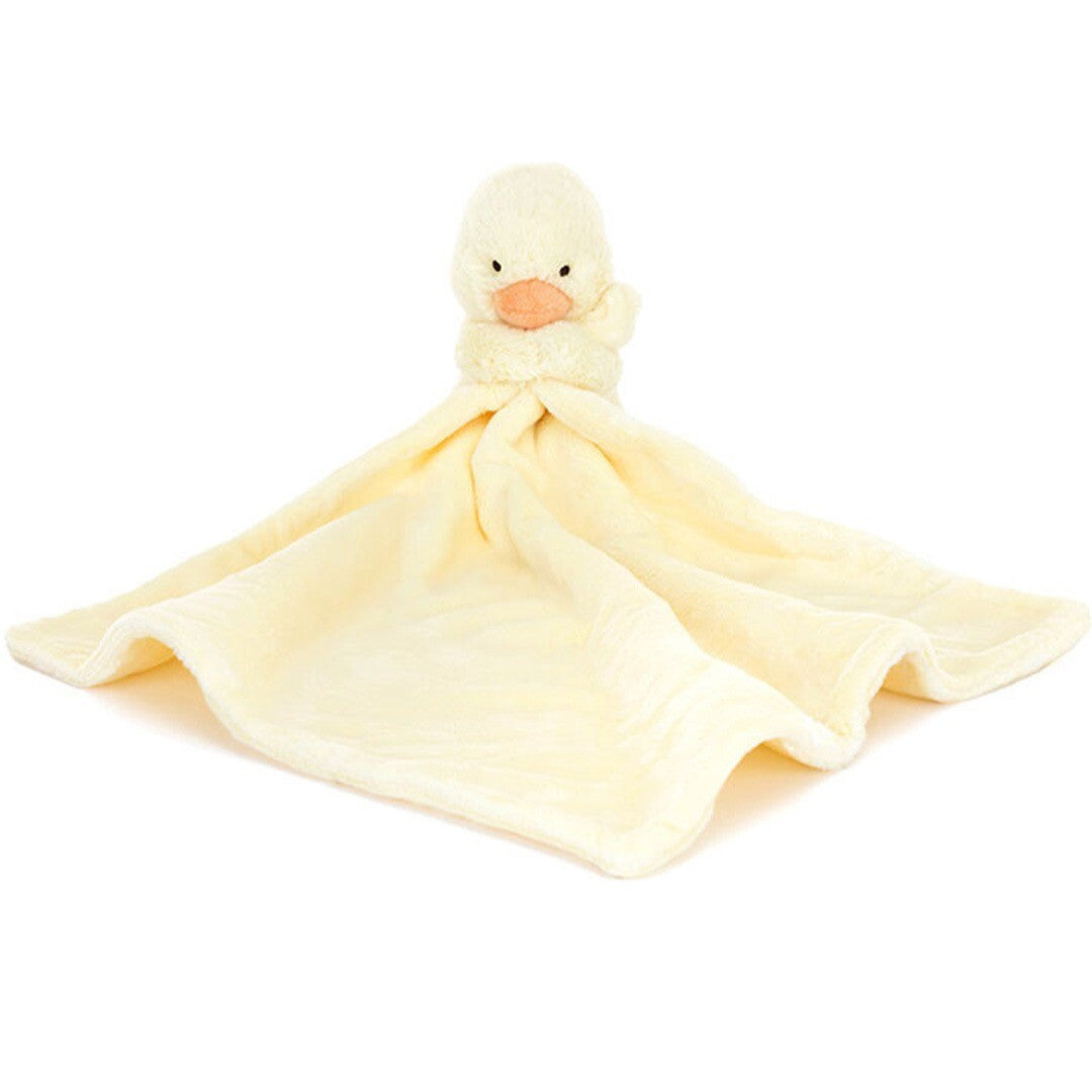 jellycat knuffeldoek bashful eendje - 34 cm | STH4DCK | 0
