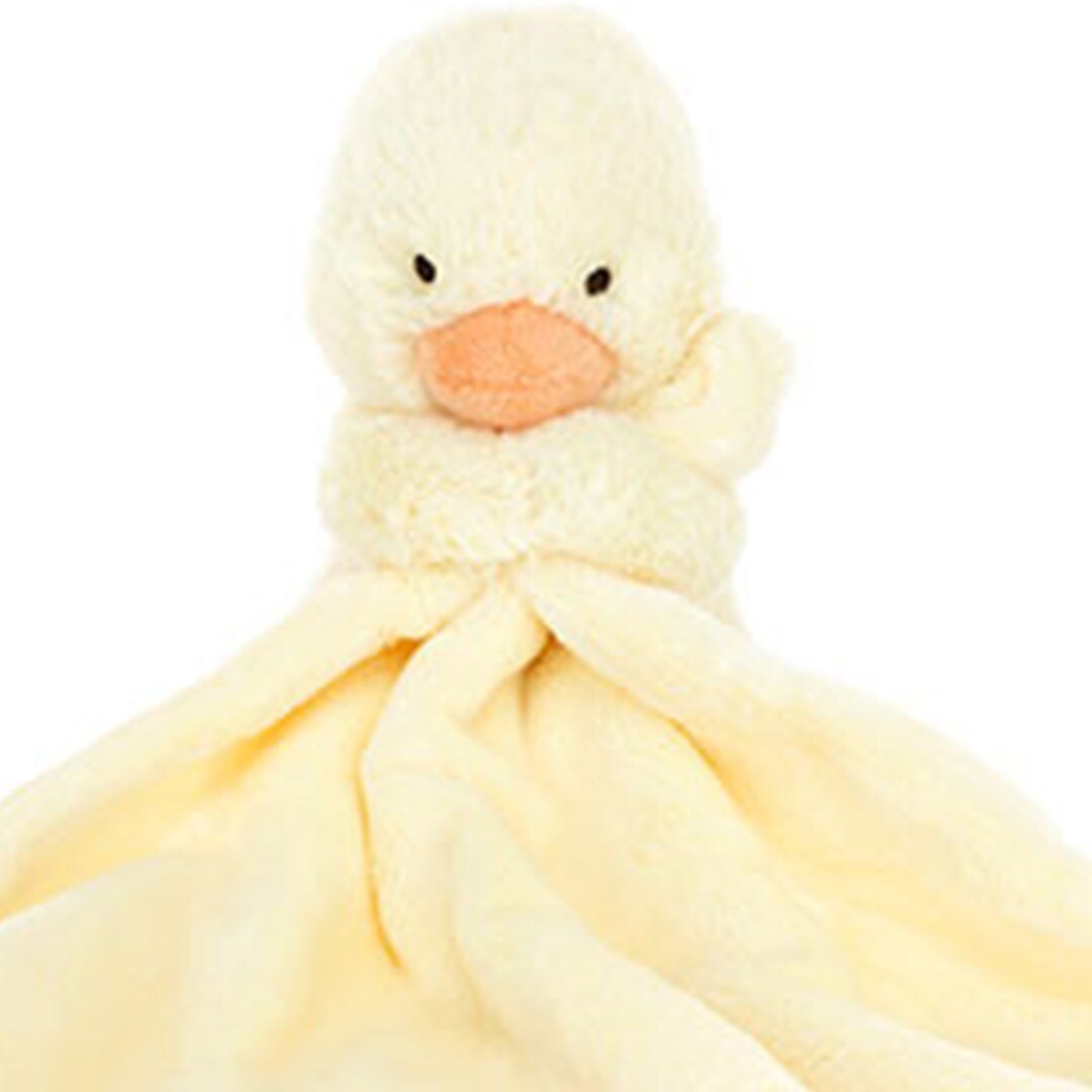 jellycat knuffeldoek bashful eendje - 34 cm | STH4DCK | 3