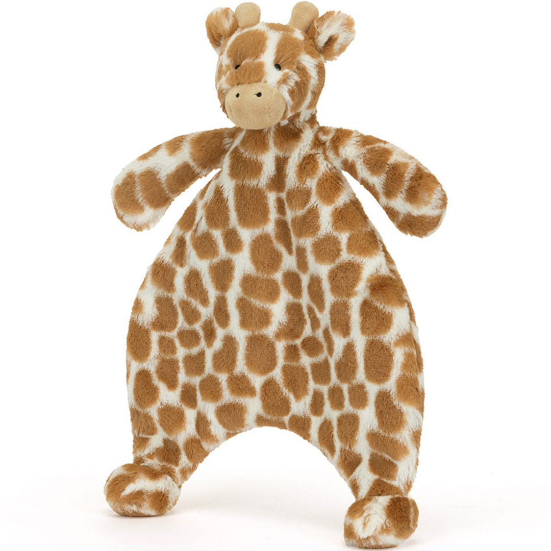 jellycat knuffeldoek bashful giraffe - 27 cm | CMF4GF | 1