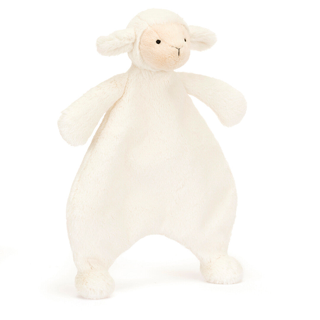 jellycat knuffeldoek bashful lam - 27 cm  | CMF4LAM | 0