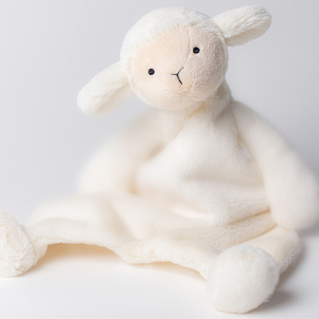jellycat knuffeldoek bashful lam - 27 cm  | CMF4LAM | 1