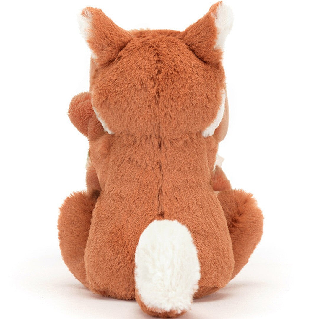 jellycat knuffeldoek bashful vos - 34 cm  | STH4FXC | 2