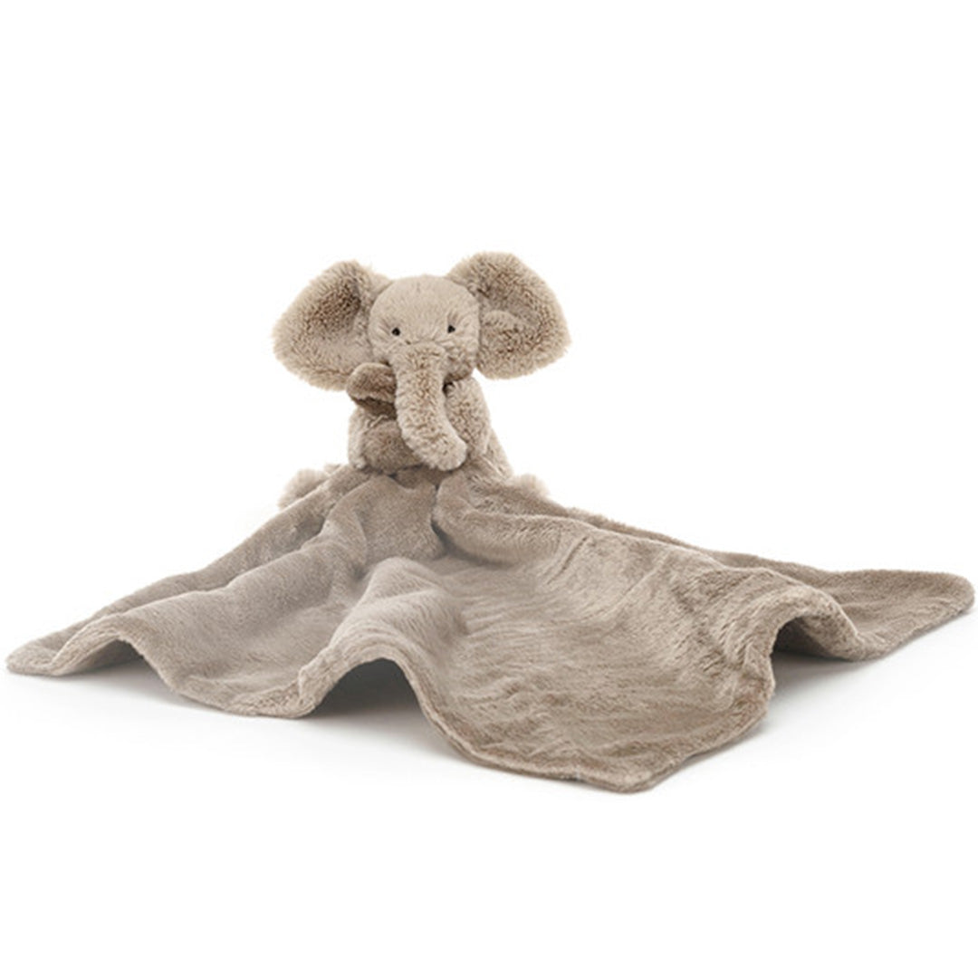 jellycat knuffeldoek smudge olifant - 34 cm | SMG4SE | 0