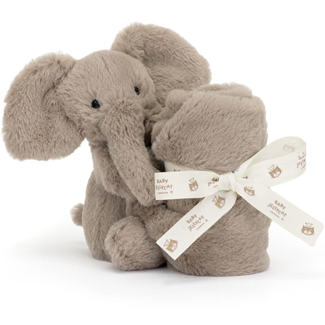 jellycat knuffeldoek smudge olifant - 34 cm | SMG4SE | 1