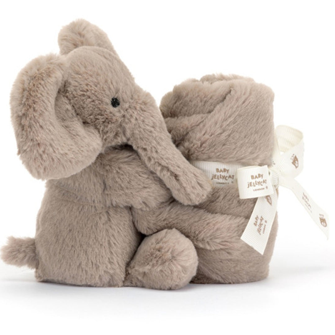 jellycat knuffeldoek smudge olifant - 34 cm | SMG4SE | 2