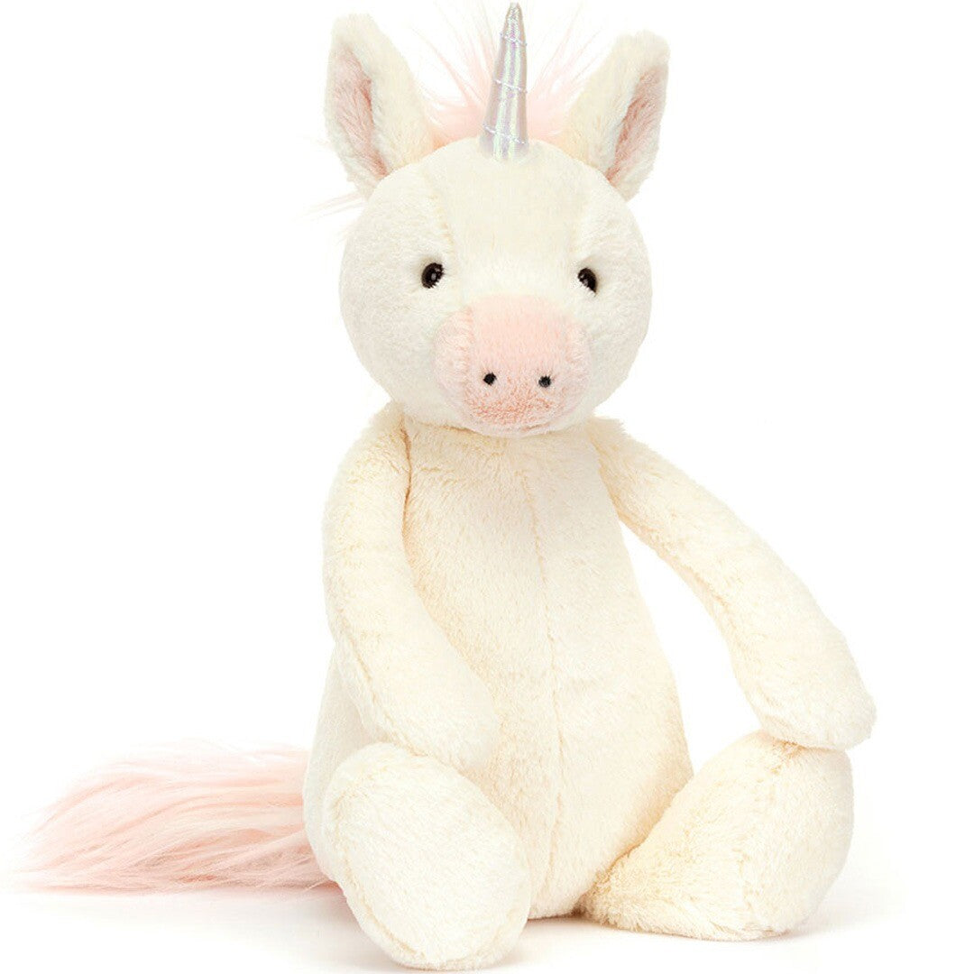 jellycat knuffeleenhoorn bashful - 31 cm | BAS3UC | 0