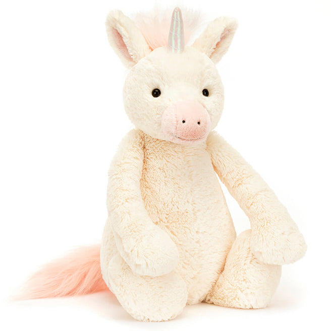 jellycat knuffeleenhoorn bashful - 51 cm | BAH2UC | 0