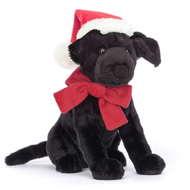 jellycat knuffelhond pippa kerst - 22 cm | PIP3FBL | 0