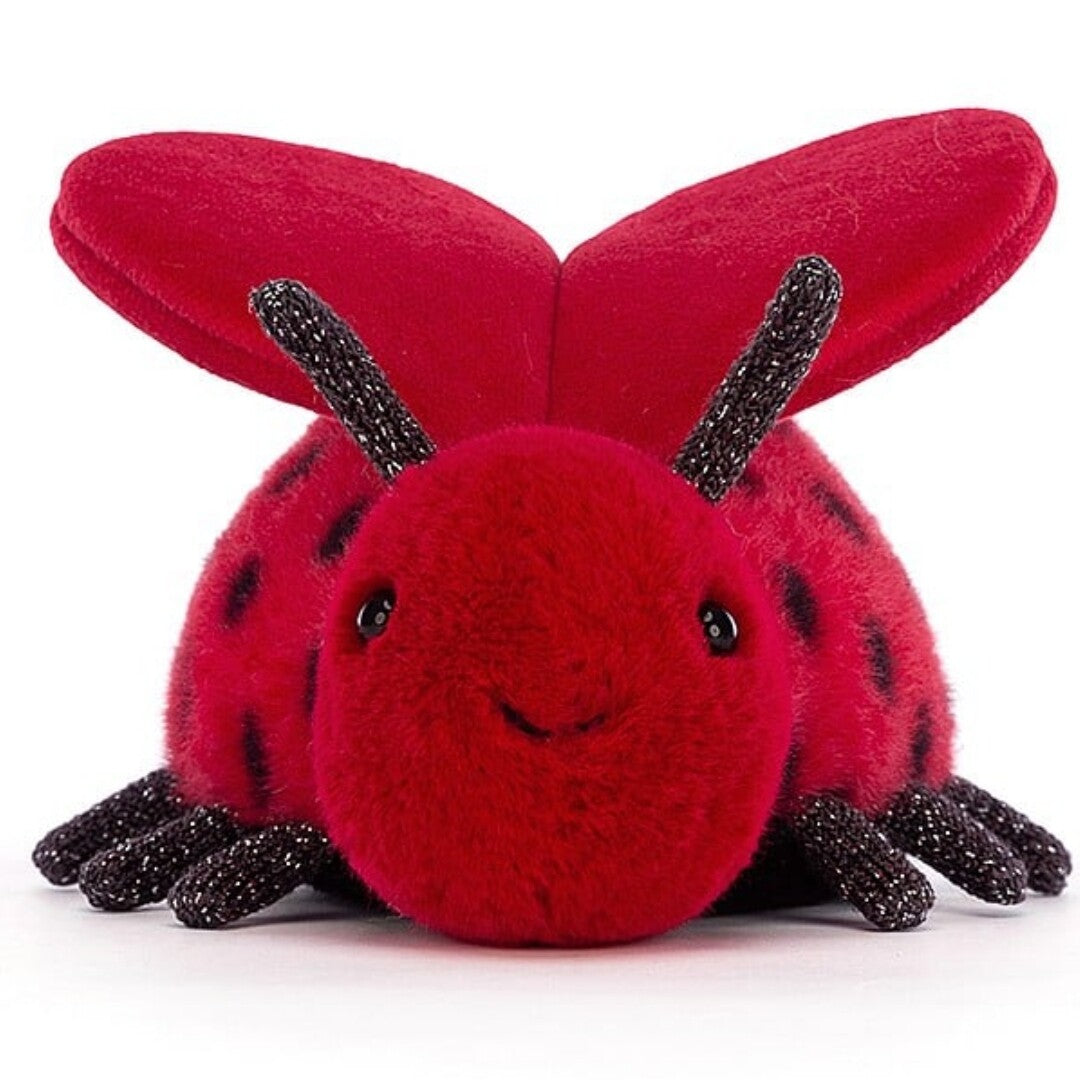 jellycat knuffelinsect loulou love bug - 13 cm | L6LBUG | 2