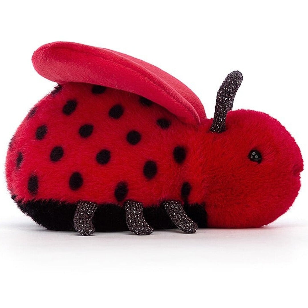 jellycat knuffelinsect loulou love bug - 13 cm | L6LBUG | 3