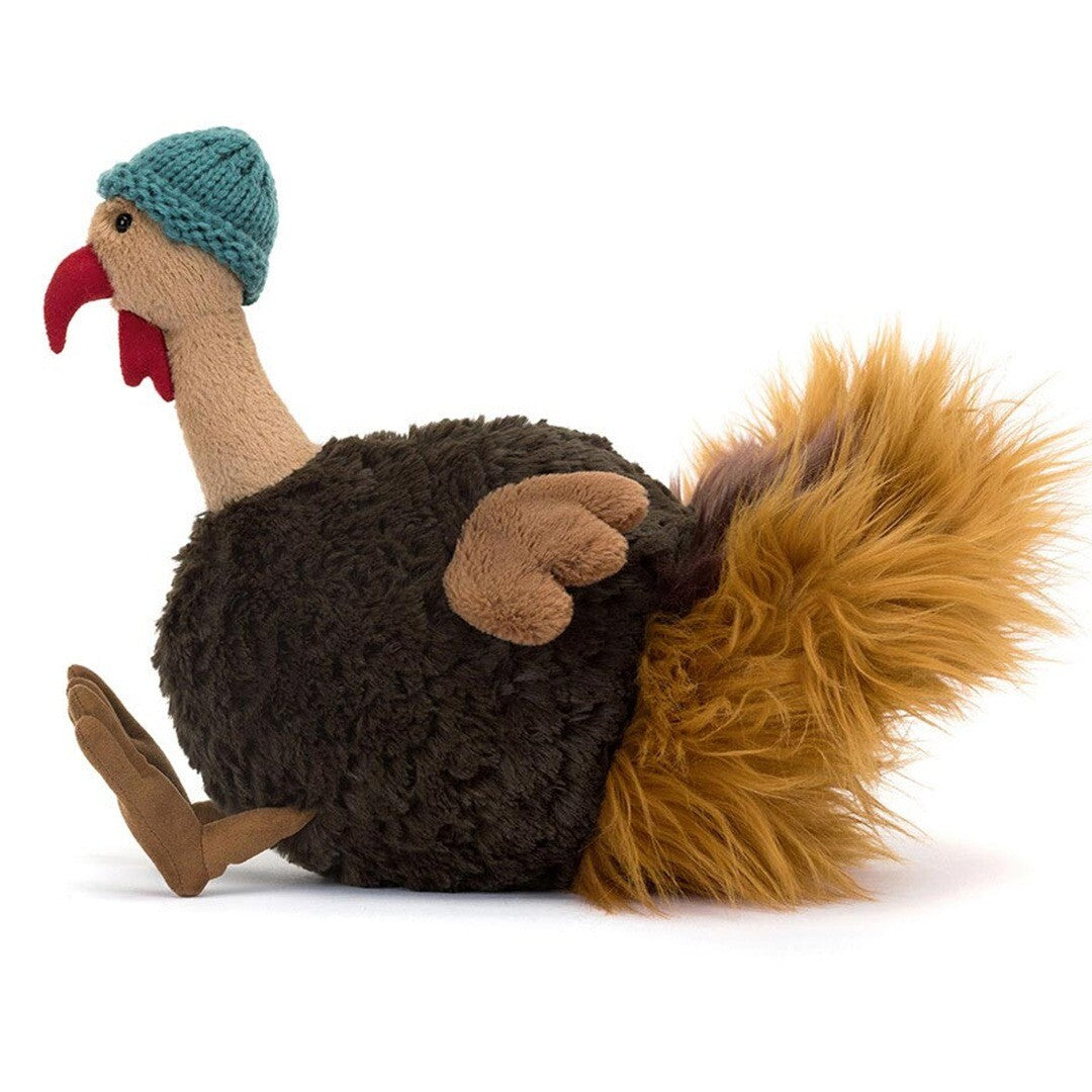jellycat knuffelkalkoen theo - 29 cm  | THEO2TKY | 2