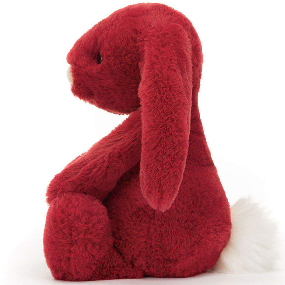 jellycat knuffelkonijn bashful luxe bunny scarlett - 31 cm | 2