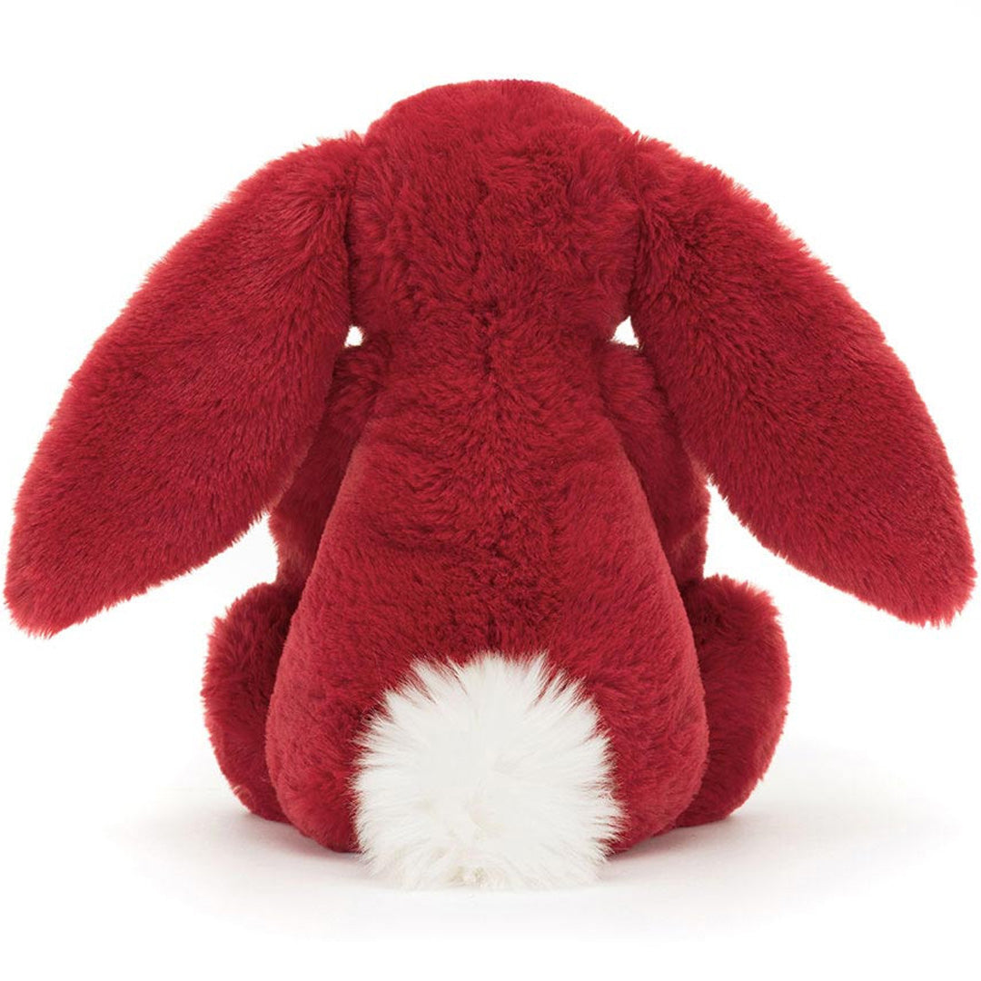 jellycat knuffelkonijn bashful luxe bunny scarlett - 31 cm | 3