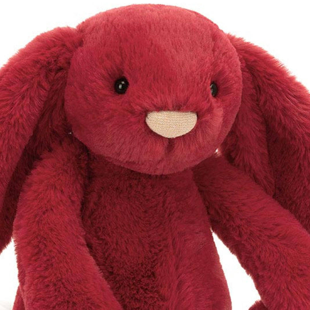 jellycat knuffelkonijn bashful luxe bunny scarlett - 31 cm | 4
