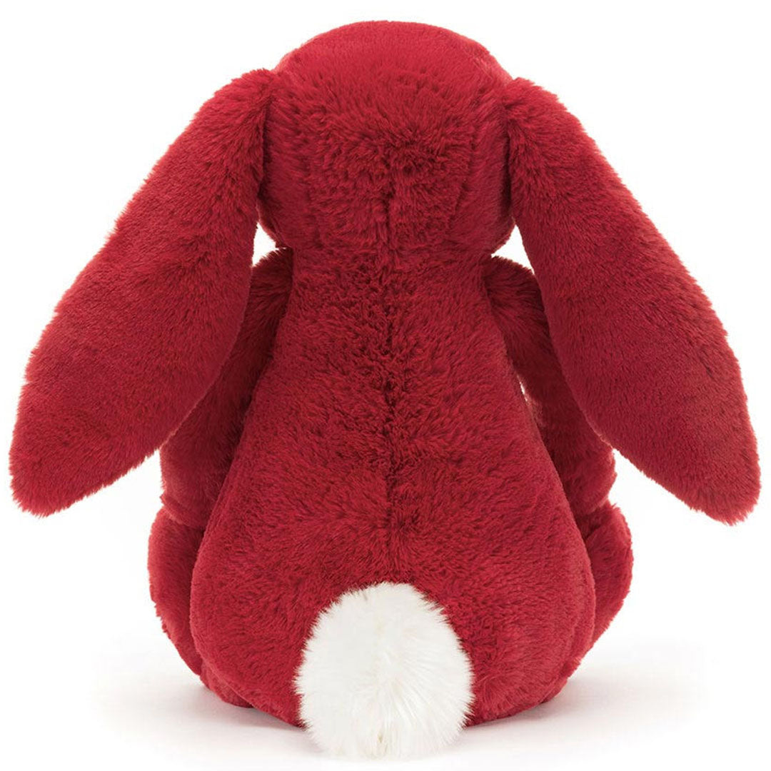 jellycat knuffelkonijn bashful luxe bunny scarlett - 51 cm | 3