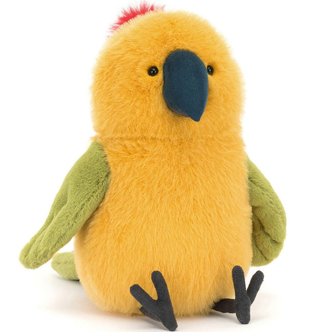 jellycat knuffelpapegaai budgeby - 26 cm | PAR3P | 0