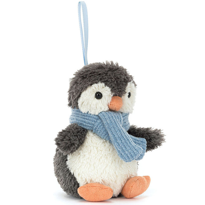 jellycat knuffelpinguïn peanut ornament - 10 cm | 1